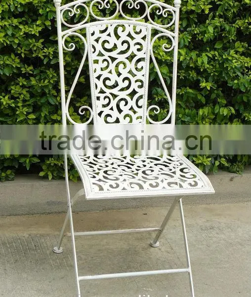Lougne Style Decorative Metal Folding Chair photo-3