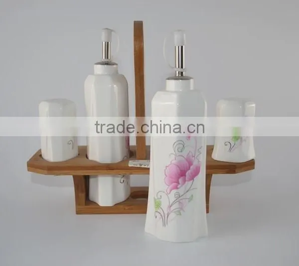 Hot Sale High Quality 2015 New Style Ceramic Kitchen Canisters/ceramic Kitchen Canister Sets/4pcs Ceramic Canister Sets photo-2
