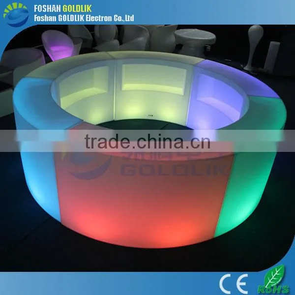 Rechargeable RGB Color Plastic LED Furniture Illuminated Led Bar Counter photo-4