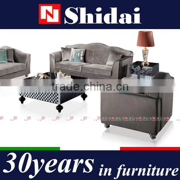 3pc Modern Micro Suede Sofa and Love Seat Living Room Furniture Set - Grey photo-3