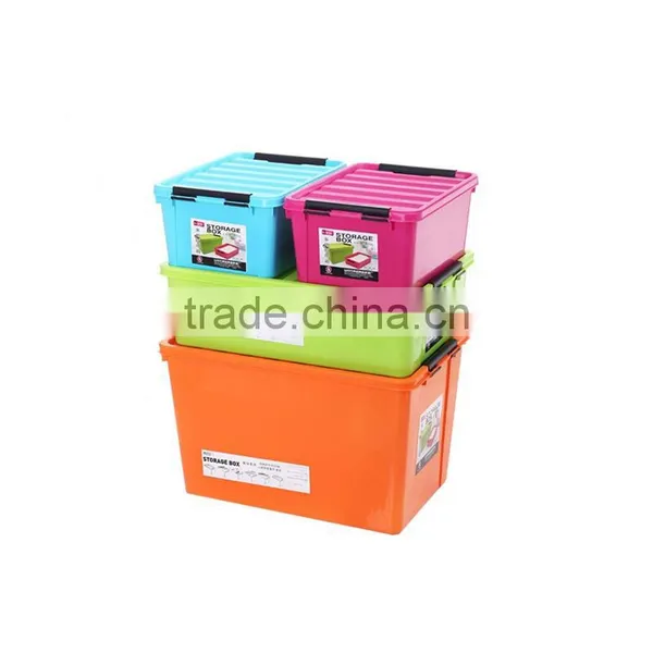 Eco-Friendly PP Plastic Storage Box, Plastic Storage Box With Lock, Storage Box 400 photo-3