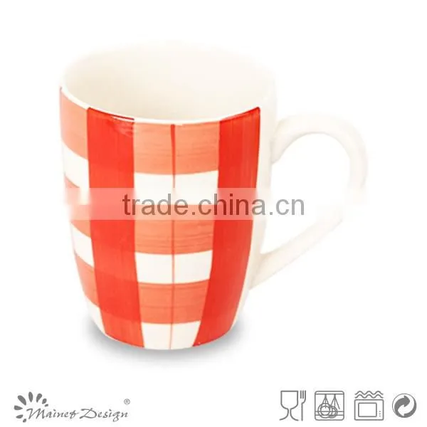 High Quality Ceramic Mug Hand Painting Colour Band photo-2
