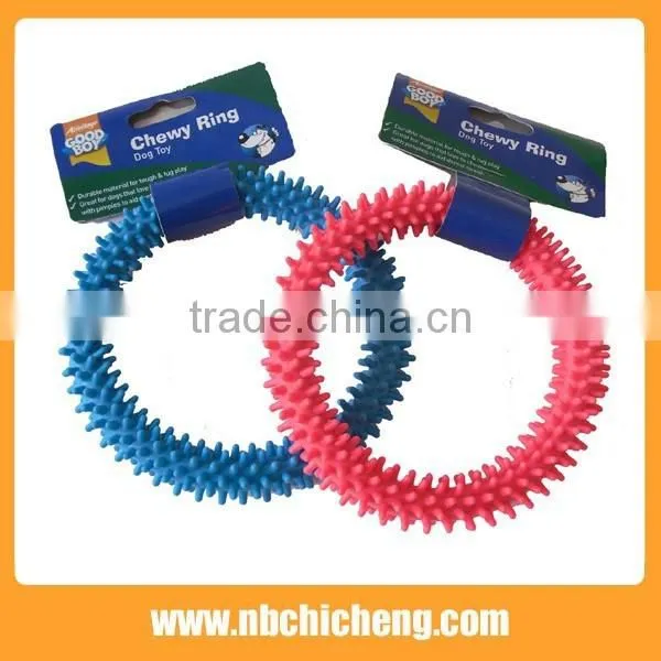 Colorful Dog Plastic Ring Dog Toy photo-2