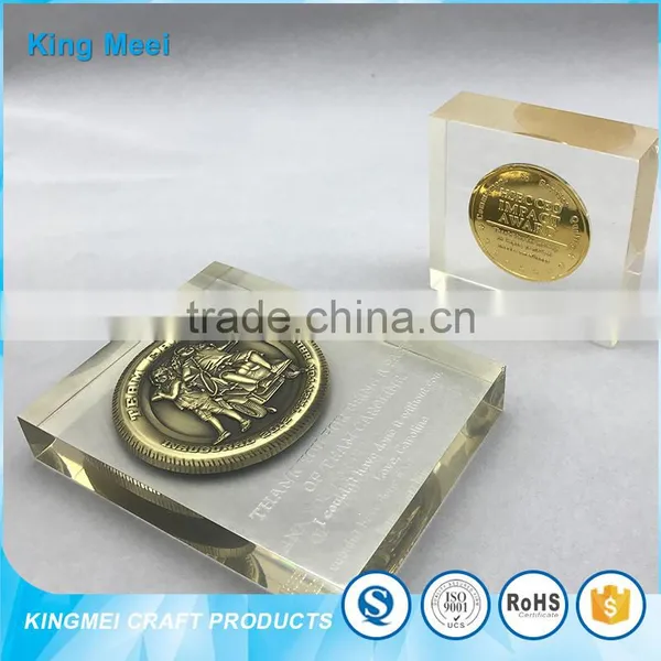 New Fashion Custom Acrylic Acrylic Paperweight Acrylic Coin photo-4