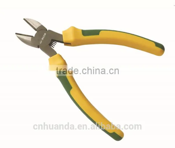 Fine Polished Diagonal Cutting Plier With Big Plastic Handle photo-2