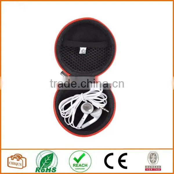 3 in 1 Red Earphone Handsfree Hard EVA Case Earphone Case photo-2