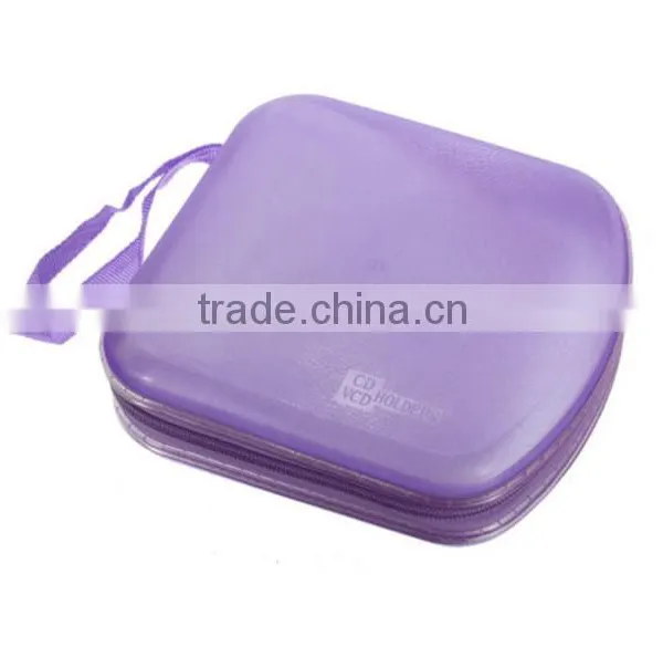 NEW Portable CD Storage Bag 40-pieces DVD Hard Plastic Protector Carrying Case photo-3