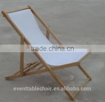 Outdoor Portable Wooden Beach Folding Chairs With Canvas Wholesale photo-2