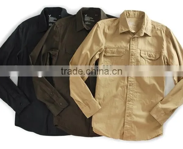 Men's Poplin Casual Shirt photo-4