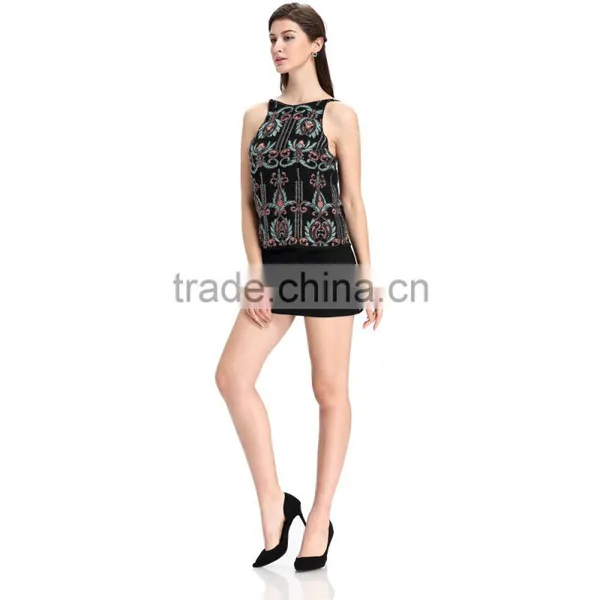 Domin Fashion Beading and Sequin Lady Blouse & Top photo-5
