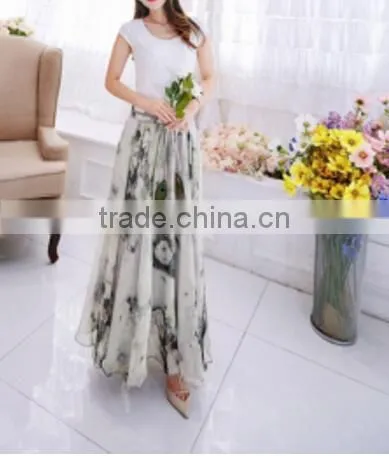 OEM New Indian Long Hippies Gypsy Skirt Women /Chiffon Skirt photo-3