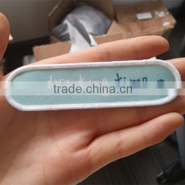 Attractive Factory Supply Customized Round Embroidery Label Embroidery Patch With Iron on photo-4