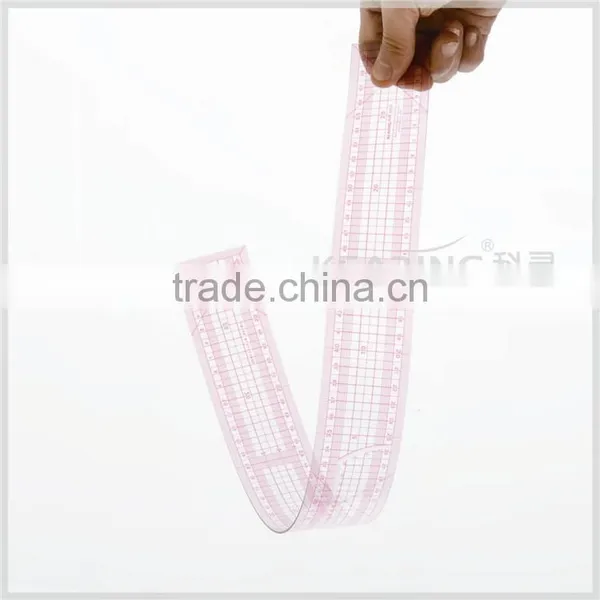 Kearing High Quality 60cm Fashion Design Garment Rulers Straight Pattern Making Ruler With Grading Grids # 8005 photo-3