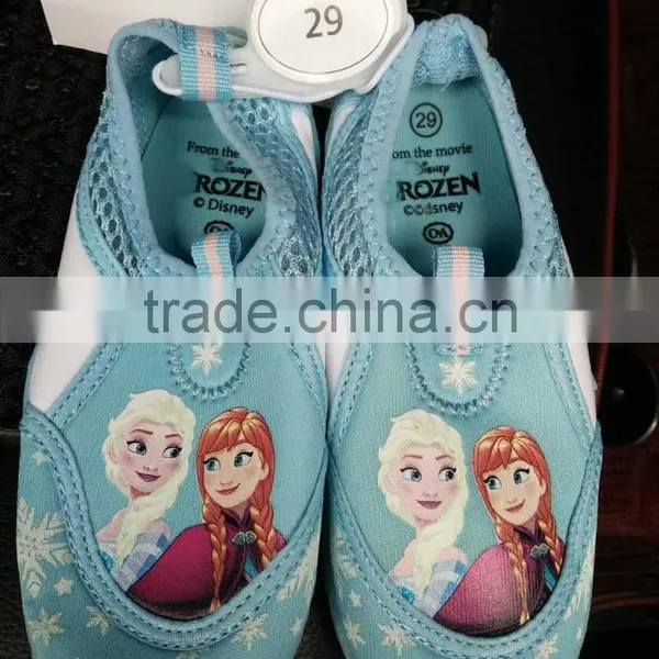 Girls Beautiful Catroon Aqua Shoes Cheap Stock photo-2