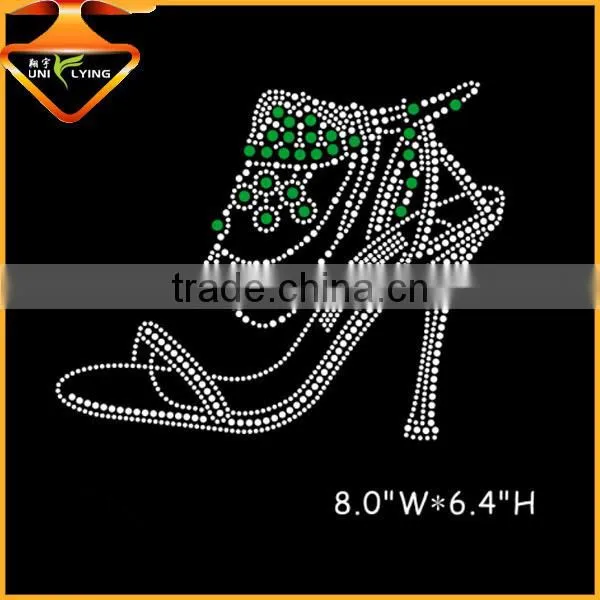 Fashion High Heeled Design Rhinestone Hotfix Transfer Wholesale in China photo-4