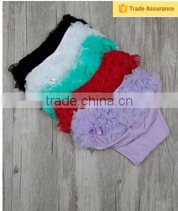 Comfortable Baby Clothes Lace Ruffle Bloomer Infnat Baby Shorts Bloomer photo-2