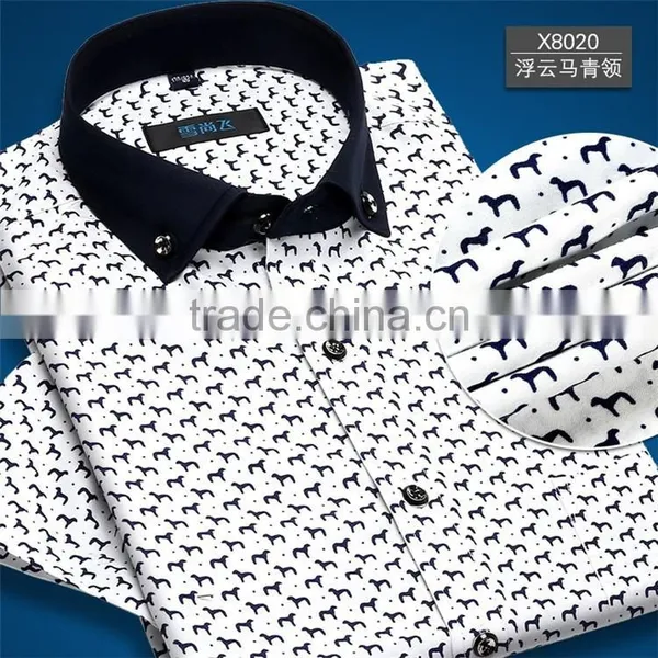 High Quality Summer Short Sleeve Custom Plain Men Dress Shirt Manufacturers photo-2