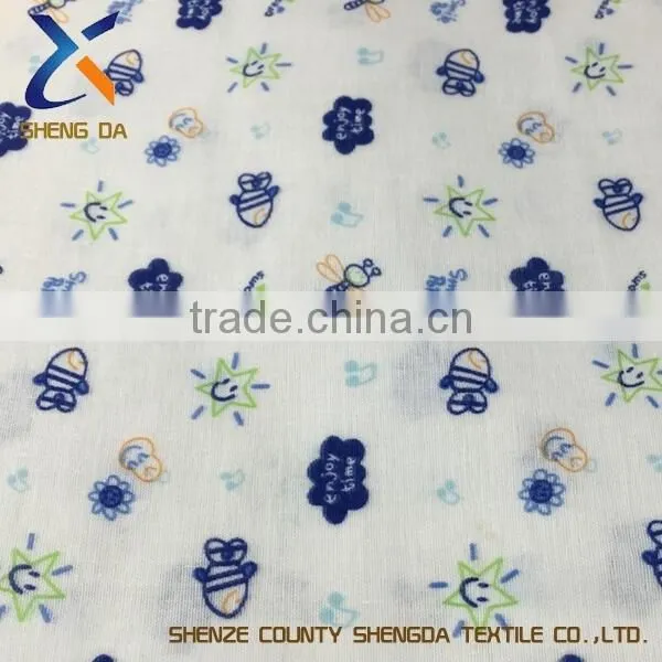 CVC 55/45 45x45 133x72 57/58" Pigment Printed Fabric photo-2