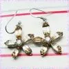 925 Silver Cz Flower Earring Paypal