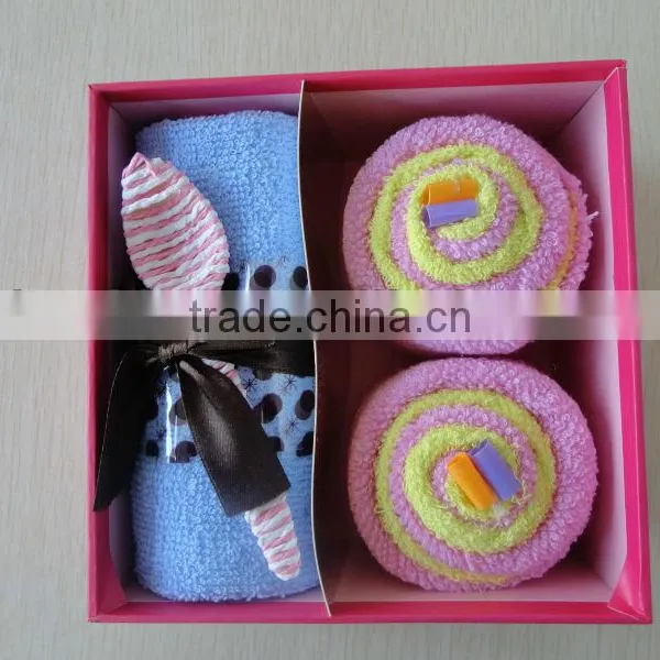 100%cotton Gifts Cake Towel photo-2