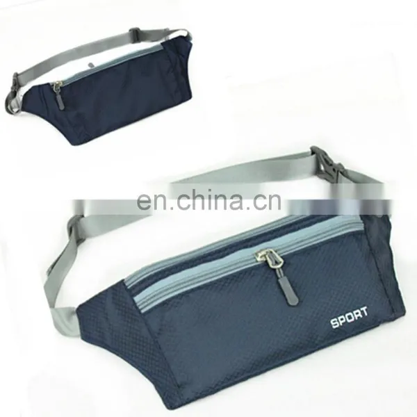 Purple Color Unisex Waterproof Nylon RFID Money Pouch Belt photo-4