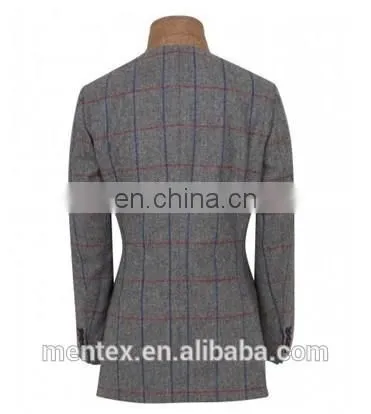 Tweed Check Blazer Jacket photo-2