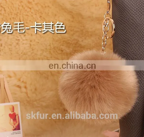 Cheap Price Faux Fur Ball Keychain photo-5