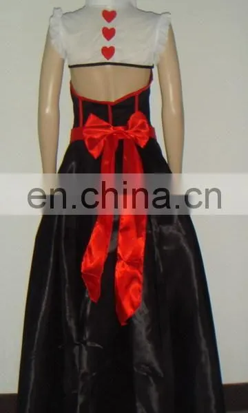 Carnival Party Sexy Red Women Plush Dress Queen of Hearts Costume WC-0016 photo-2