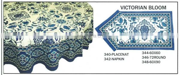 HAND BLOCK PRINTED TABLE CLOTH MAT & NAPKIN