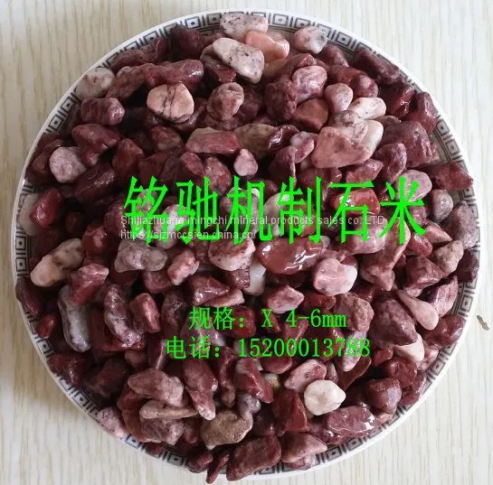 Colored Gravel Colored Stone Granules Colored Stones of Attractive Color for Ornamental Purposes