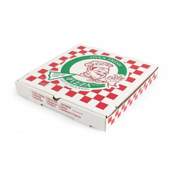 6 Inch Reusable Corrugated Pizza Box Shaped for Food Packing photo-3