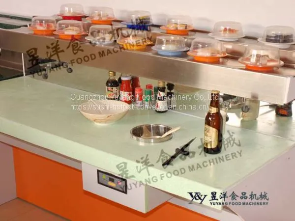Dim Sum & Sushi Two Way Conveyor - Factory Supplier: Michaeldeng@gdyuyang.com photo-2
