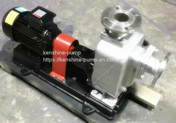 JMZ Stainless Steel Self-priming Chemical Centrifugal Pump photo-5
