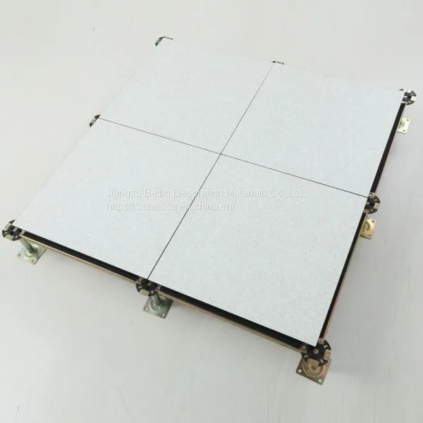 High-strength, High-load-bearing and Wear-resistant Calcium Sulfate Anti-static Raised Floor for Laboratory, Office Building, Computer Room and Broadcasting Center 600 photo-4