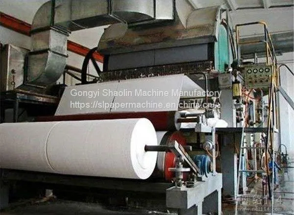 Mini Tissue Paper Processing Equipment 1092mm Toilet Paper Making Machine for Sale photo-2