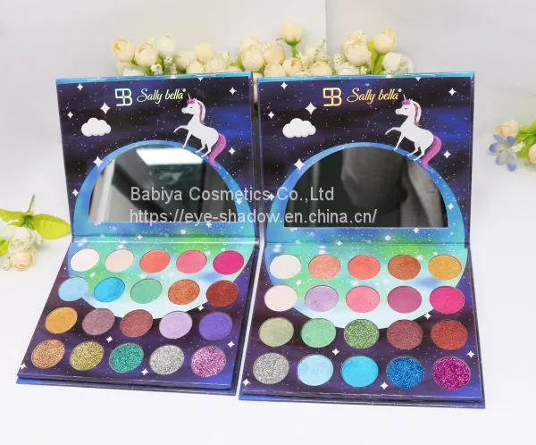 20 Colors Shimmer Eyeshadow Palette Waterproof Glitter Palette photo-5