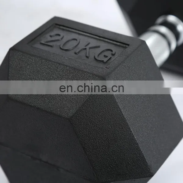 Complete Set Of Environmental Fitness Equipment Gym Weights Dumbbells Sport Hexagonal Dumbbell photo-5