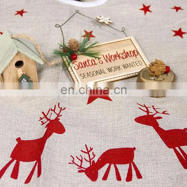 I@home Elk Print Christmas Tree Decoration Wholesale Christmas Tree Skirt photo-4