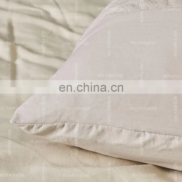 Home Textile Chinese Duvet Cover Set Bedding 100%cotton Fabric Embroidery Quilted Bedspread Duvet Cover Set Bedding photo-4
