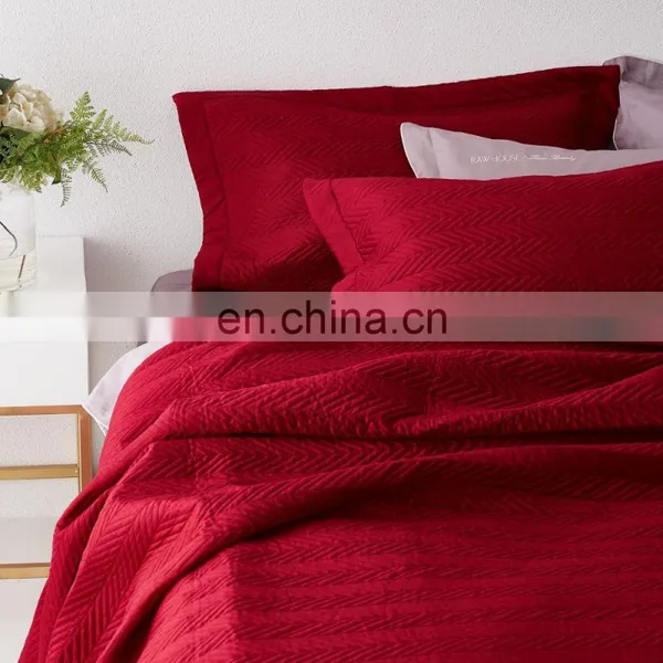 RAWHOUSE Wedding Red Bedspread Sets