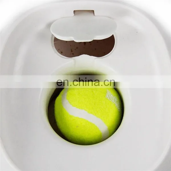 Nontoxic Interactive Training Reward Machine Smart Pet Dog Food Spiller Tennis Ball Feeder Toy photo-5