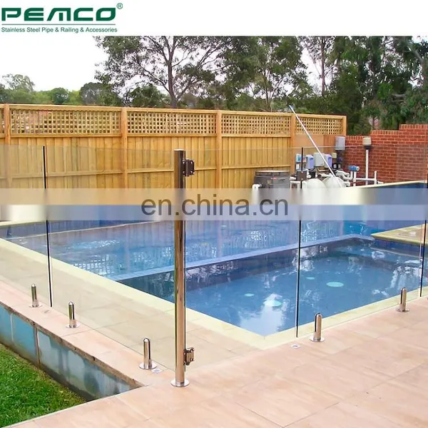 Inox Swimming Pool Round Glass Spigot Railing Tempered 304 316 Adjustble Spigots For Glass photo-3
