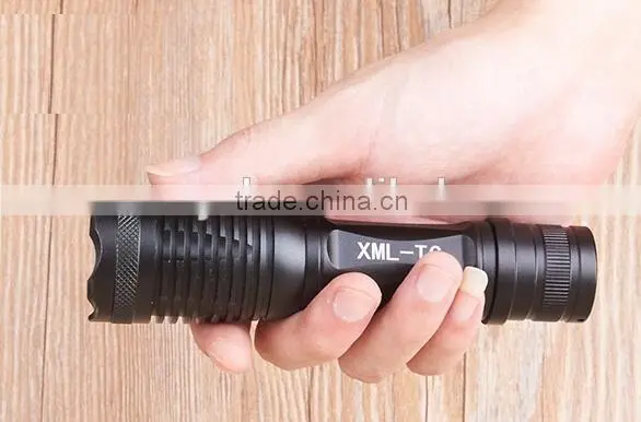 Aluminum Alloy t6 Zoom Strong Light Flashlight photo-3