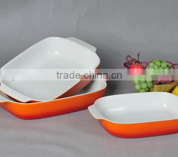 Different Size Restaurant Kitchen Ovenware Baking Pans Stoneware photo-2