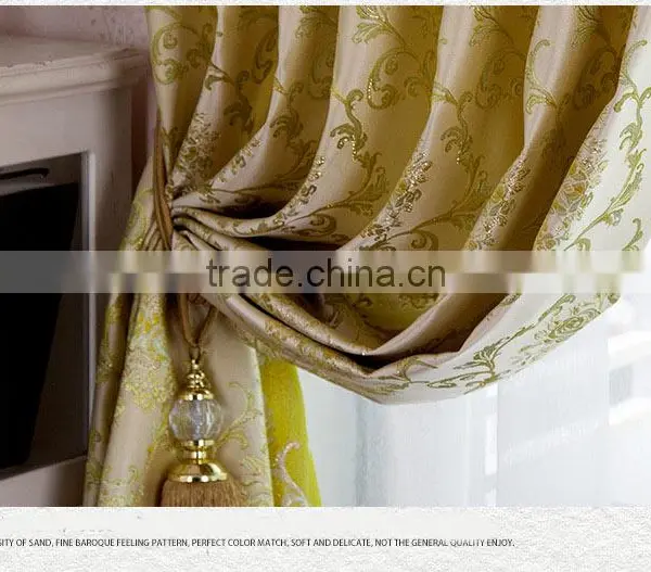 New Design European High-grade Jacquard Polyester Curtain photo-2