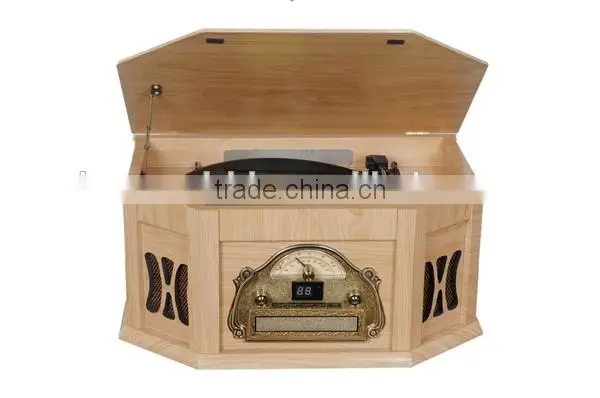 Old Fashioned Record Player With 3 Speed LP and Aux Input and RCA Stereo Ouput photo-6