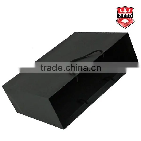 Luxury Black Paper Bag Customized Printed Paper Bags Wholesale