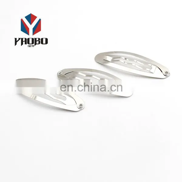 Fashion High Quality Metal Oval Hair Snap Clip photo-3