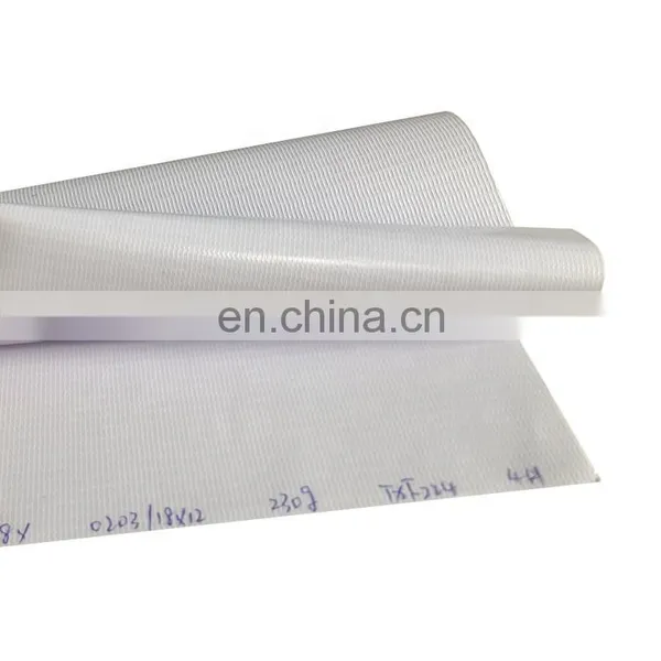 Glossy Frontlit 300*500D 18*12 Flex Banner Rolls PVC Lonas Factory 11oz 380g (cold Lamination ) photo-4