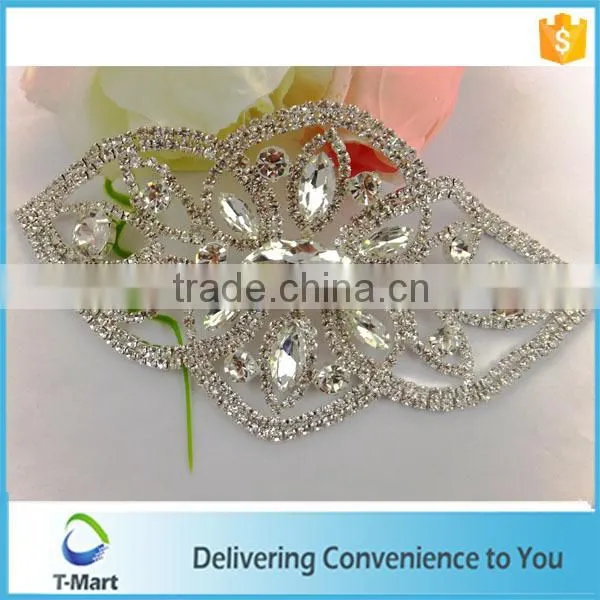 Glitter Crystal Rhinestone Applique for Lady Dress photo-4